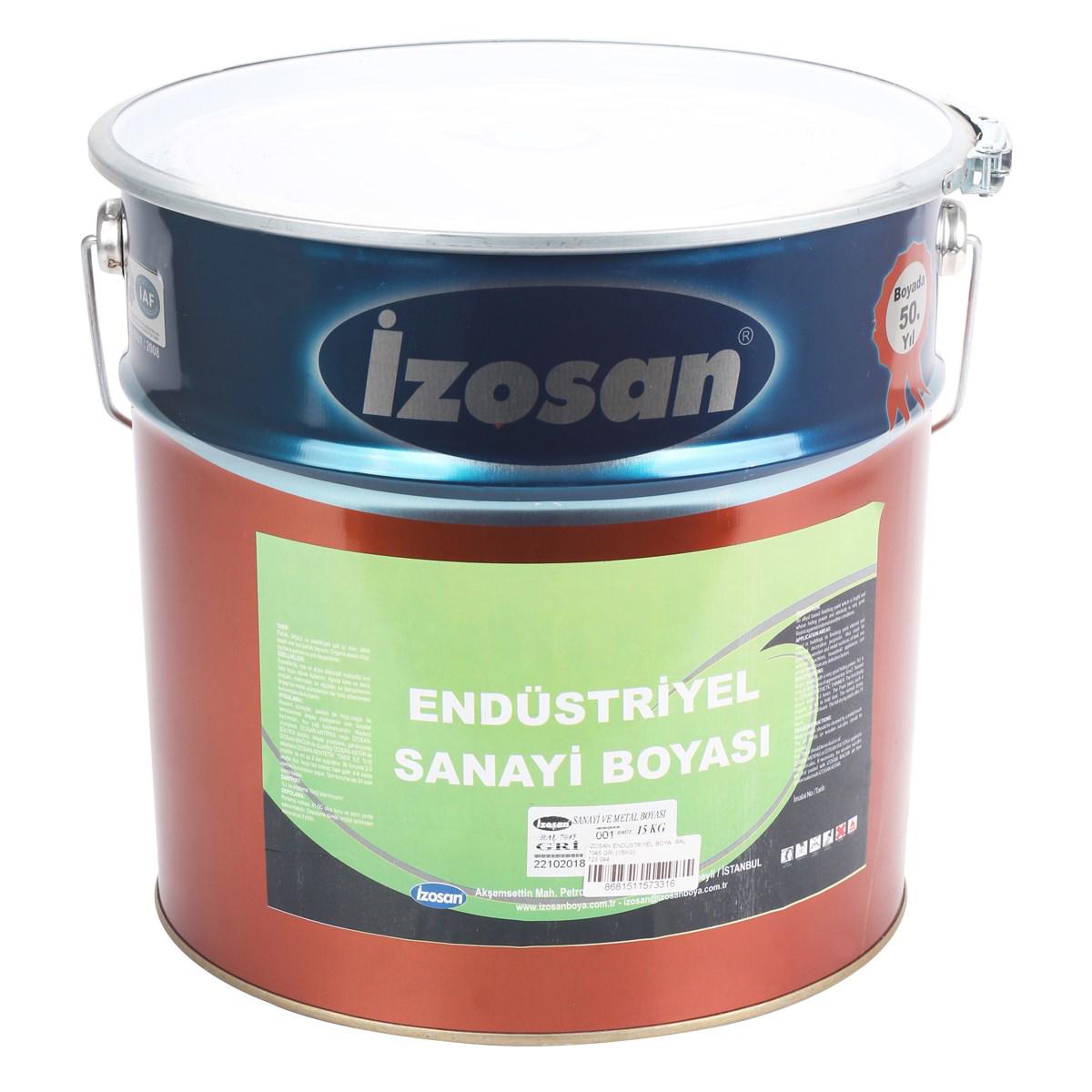 Izoval İç Cephe Boyası 15 kg Metalik Gri