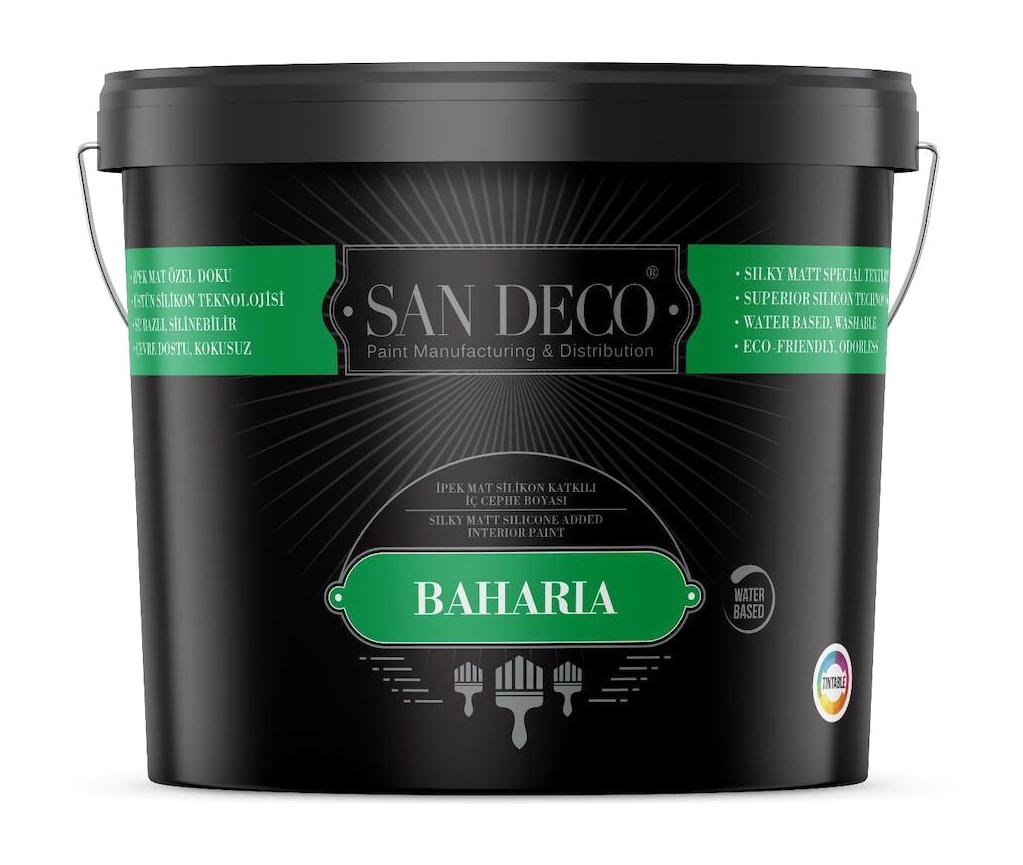 SANDECO Su Bazlı Mat İç Cephe Boyası 20 kg Stone White