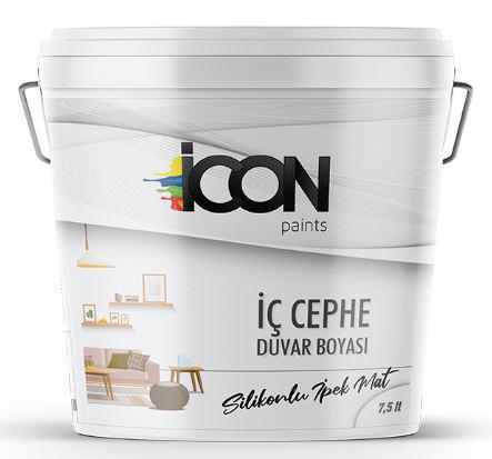 Icon Paints Silikonlu Mat İç Cephe Boyası 7.5 lt Beyaz