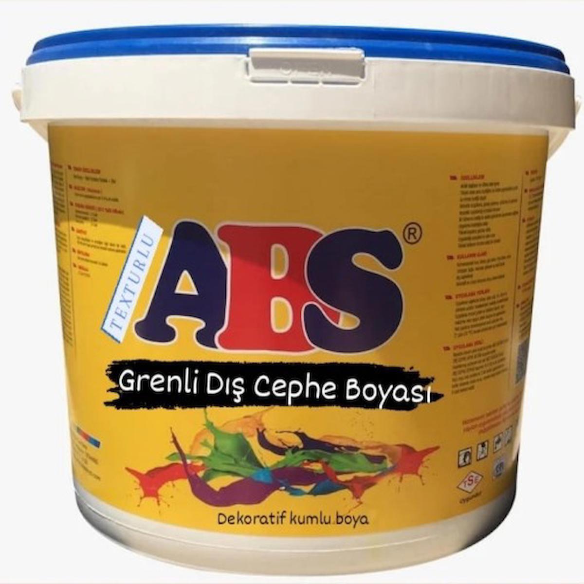 Abs Grenli Silikonlu Dış Cephe Boyası 18 kg Beyaz