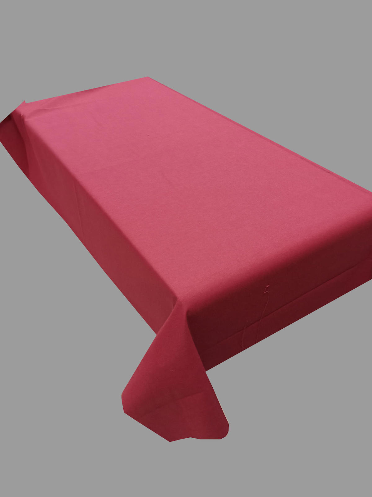 Ateşler Manifatura Pamuk 150 x 220 cm Dertsiz Dikdörtgen Masa Örtüsü Vişne