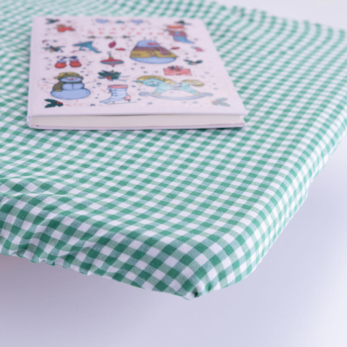 Bimotif Kumaş 110 x 40 cm Dikdörtgen Masa Örtüsü Yeşil