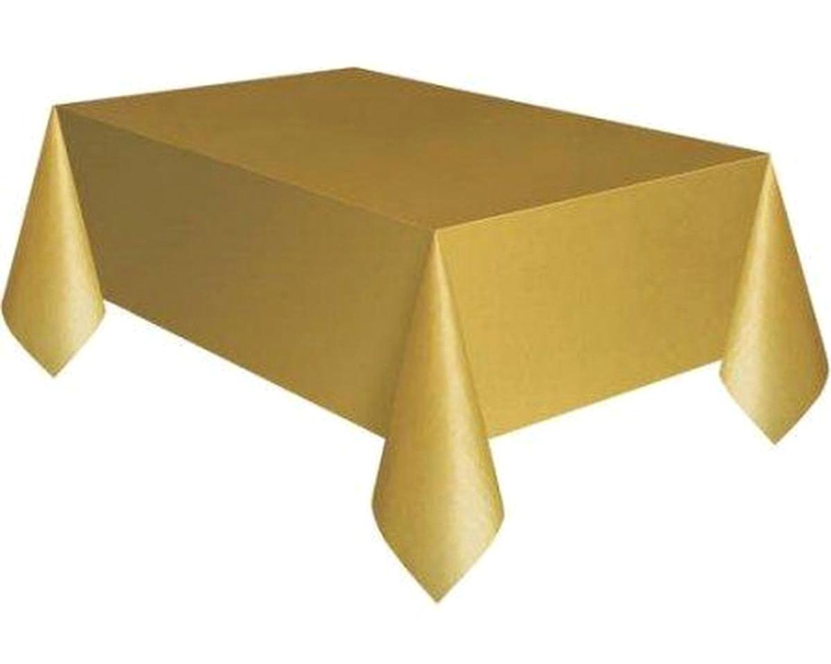 Hsrc Plastik 120 x 180 cm Dikdörtgen Masa Örtüsü Gold