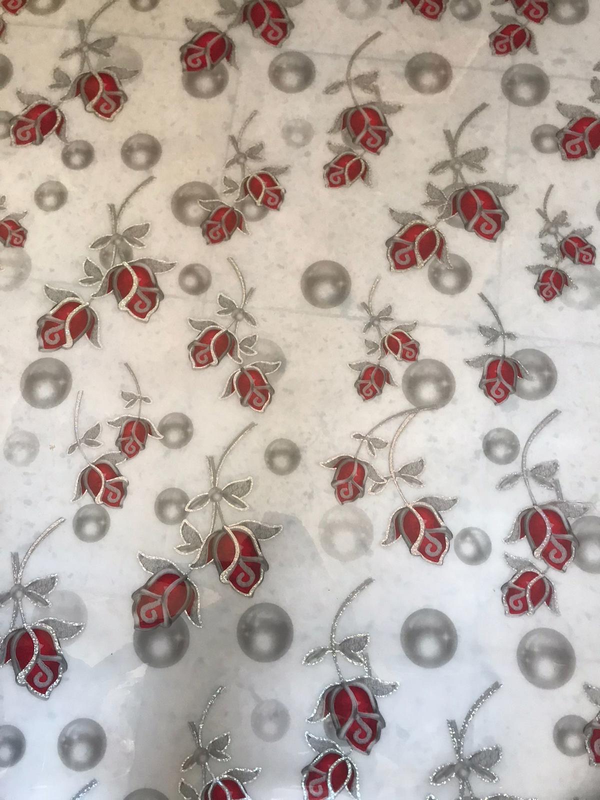 Polset Plastik 80 x 90 cm Dikdörtgen Şeffaf Masa Örtüsü