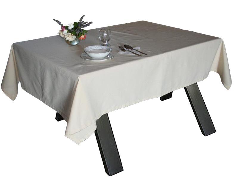 Ödel Home Pamuk 140 x 175 cm Dikdörtgen Masa Örtüsü Beyaz