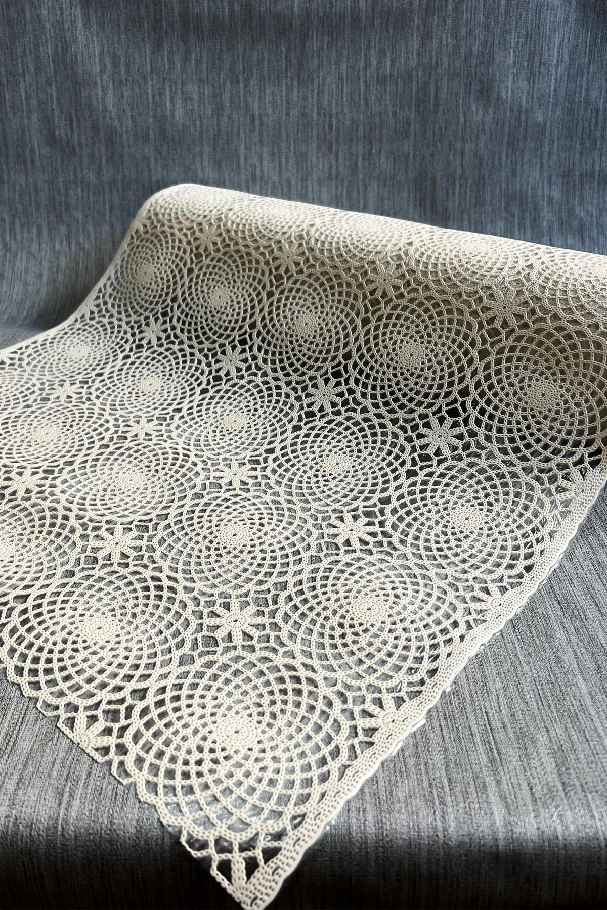 Pimula Home PVC Dikdörtgen Şeffaf Masa Örtüsü
