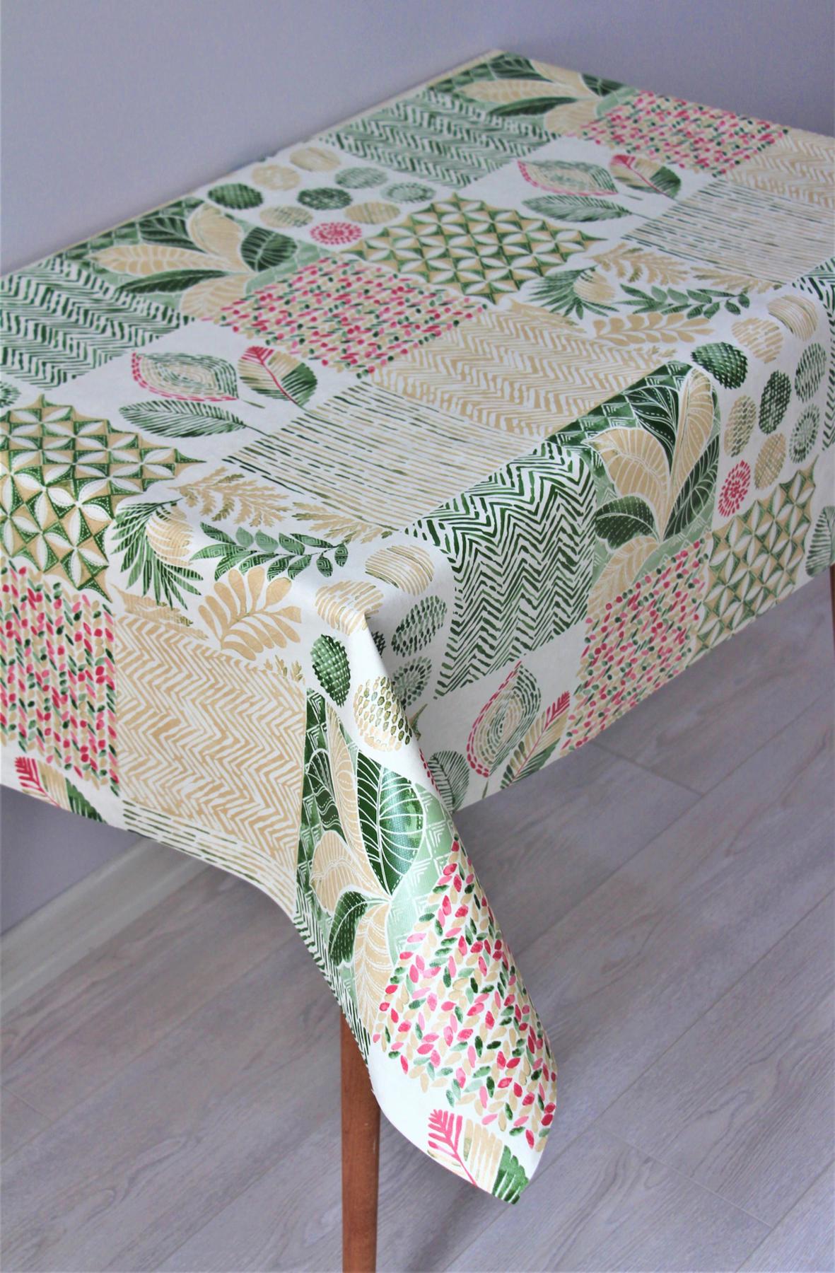 Dede Ev Tekstil PVC 140 x 300 cm Dikdörtgen Masa Örtüsü