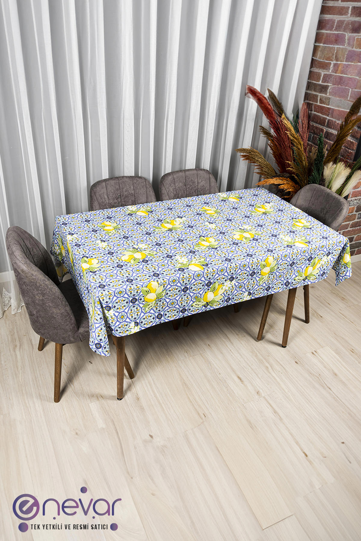 Molinella 140 x 180 cm Dikdörtgen Masa Örtüsü Çok Renkli