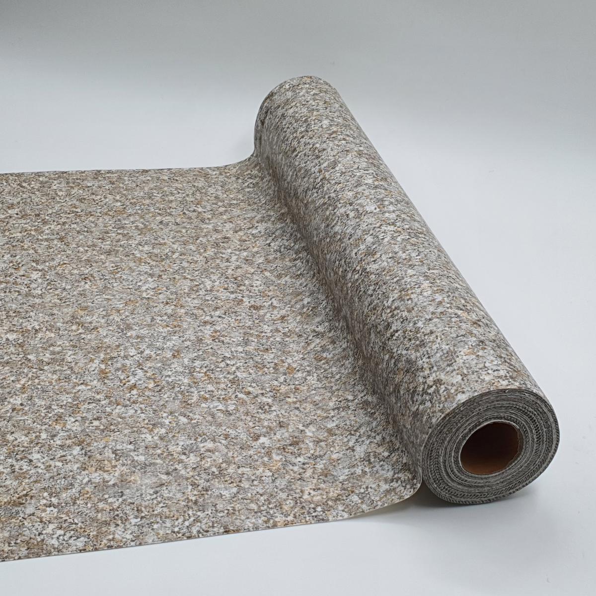 Polset PVC 50 x 1500 cm Dikdörtgen Masa Örtüsü Kahverengi