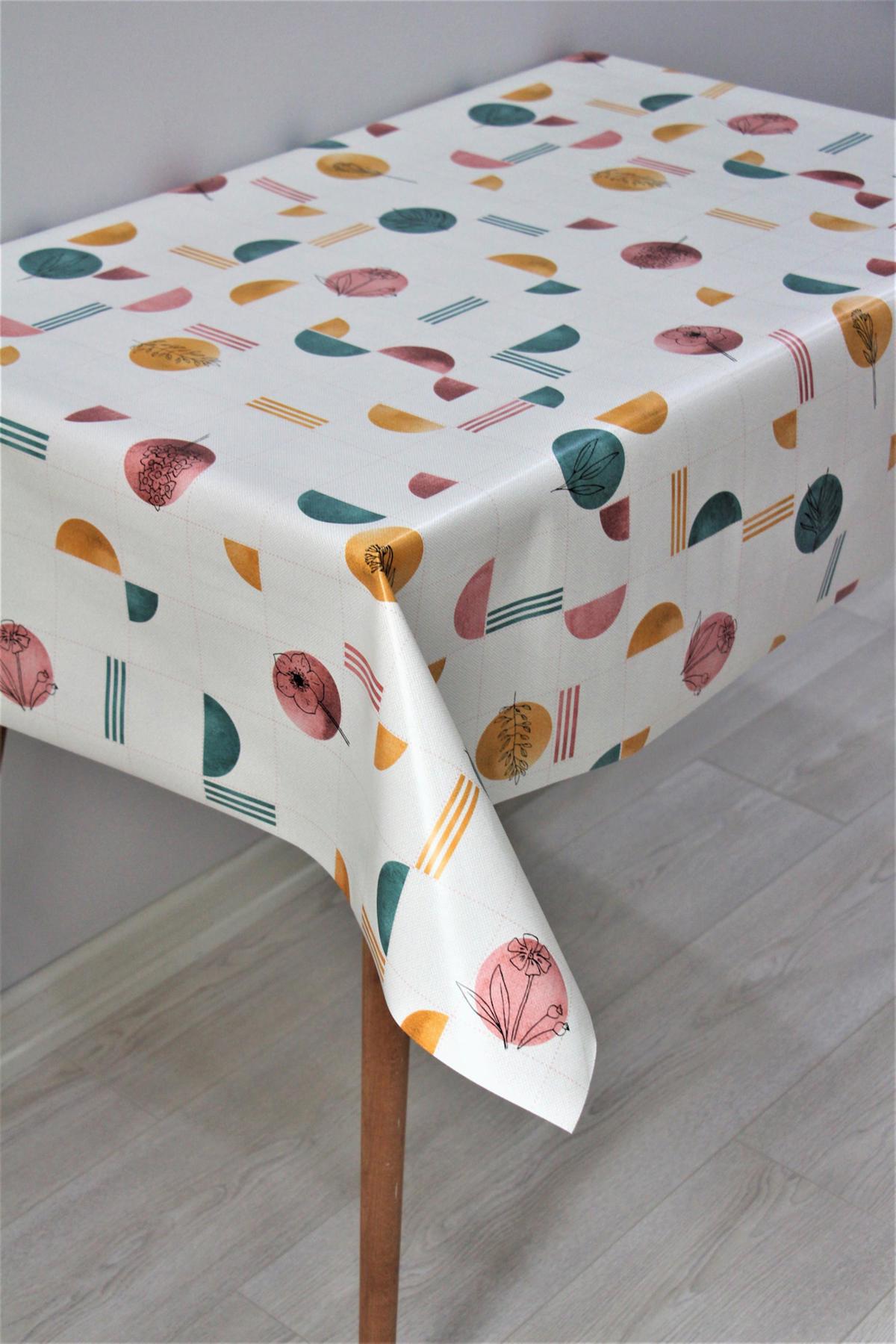 Dede Ev Tekstil PVC 140 x 260 cm Dikdörtgen Masa Örtüsü
