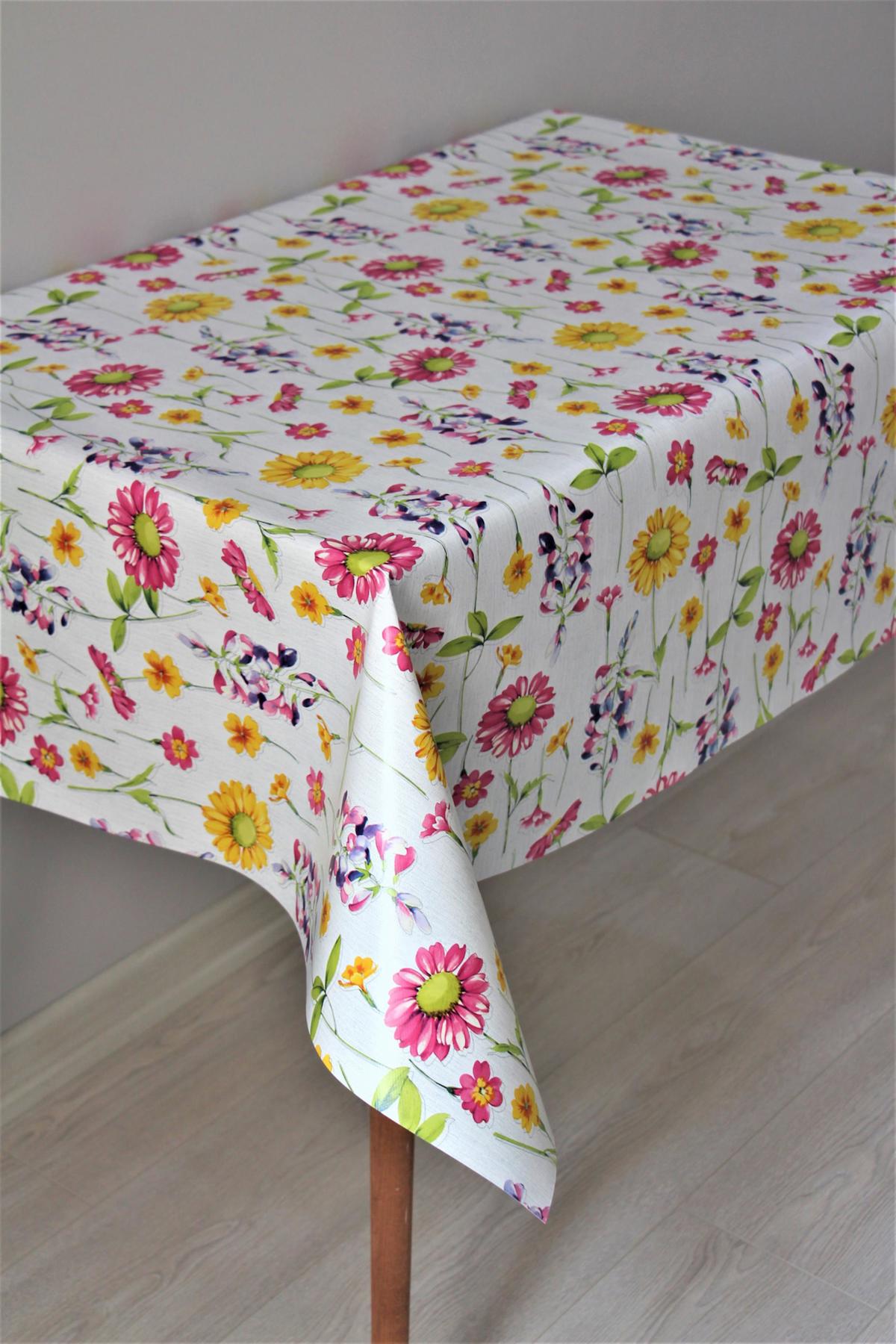 Dede Ev Tekstil PVC 140 x 200 cm Dikdörtgen Masa Örtüsü