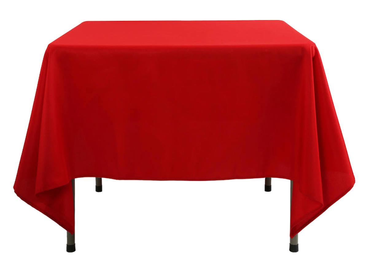 Ateşler Manifatura Pamuk 150 x 220 cm Dertsiz Dikdörtgen Masa Örtüsü Kırmızı