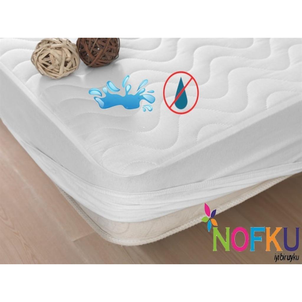 Nofku Polyester Lastikli 160 x 200 cm Çift Kişilik Alez