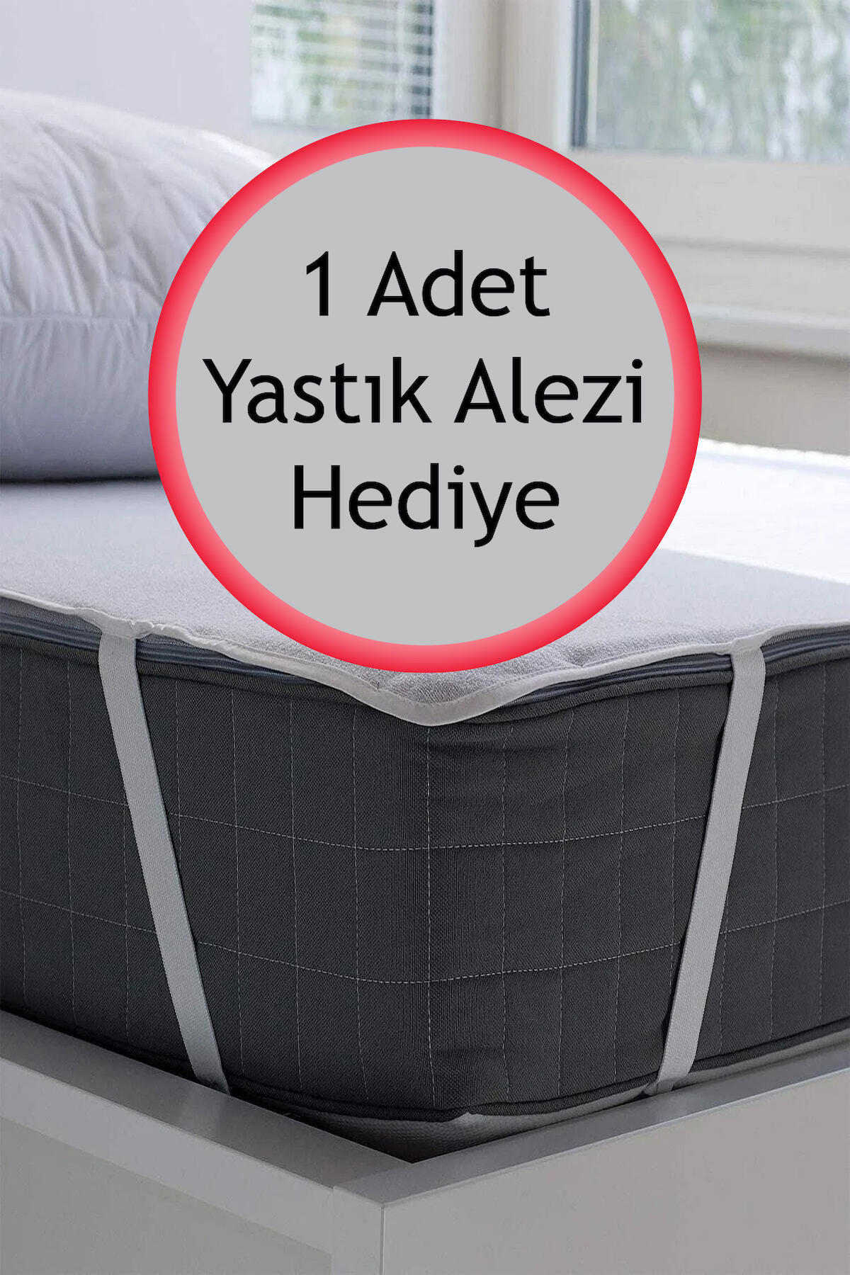 Met Shopping Pamuk-Polyester Lastikli 100 x 200 cm Tek Kişilik Alez