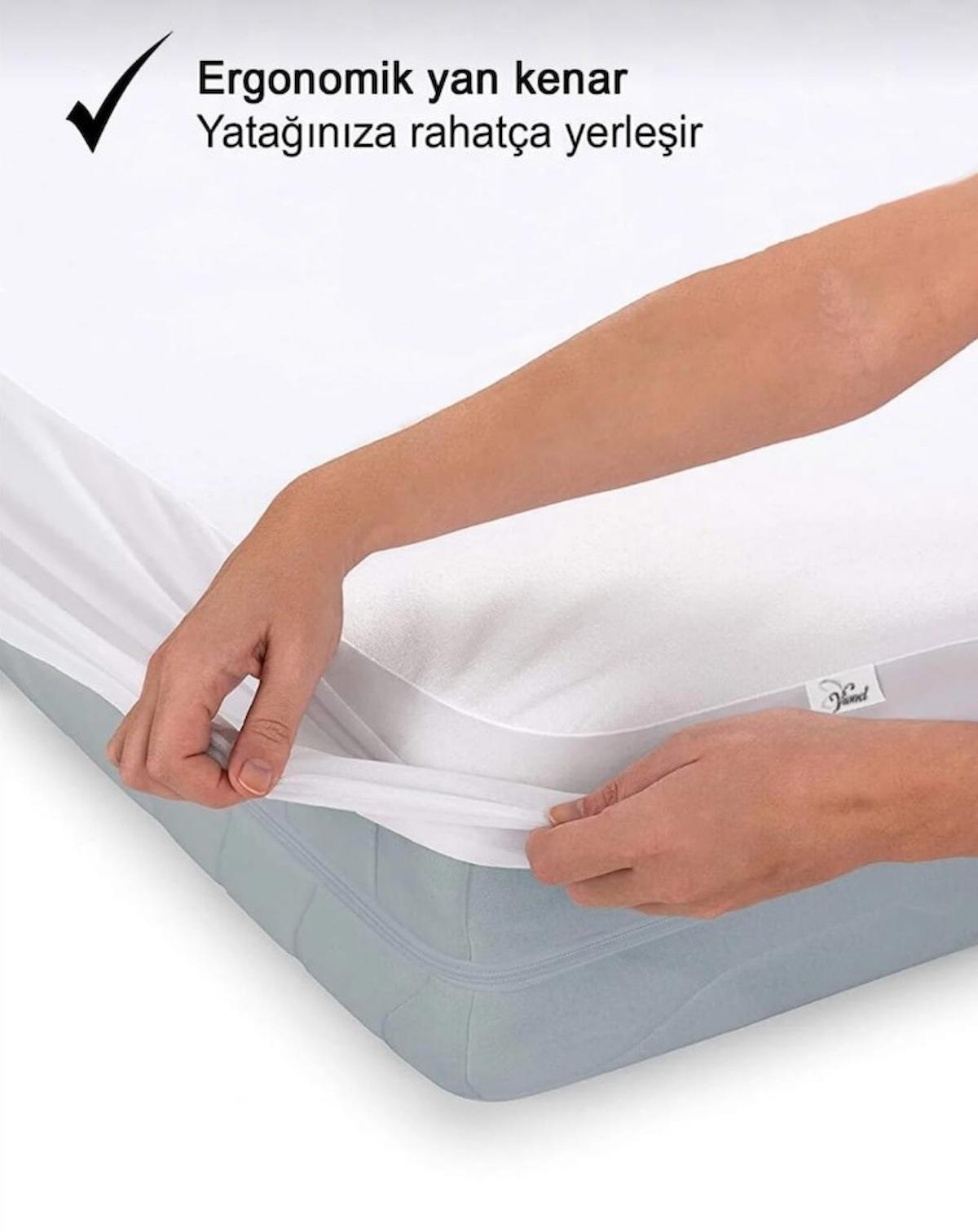 Ay Home 10 Farklı Ebat Pamuk Lastikli 100 x 200 cm Tek Kişilik Alez