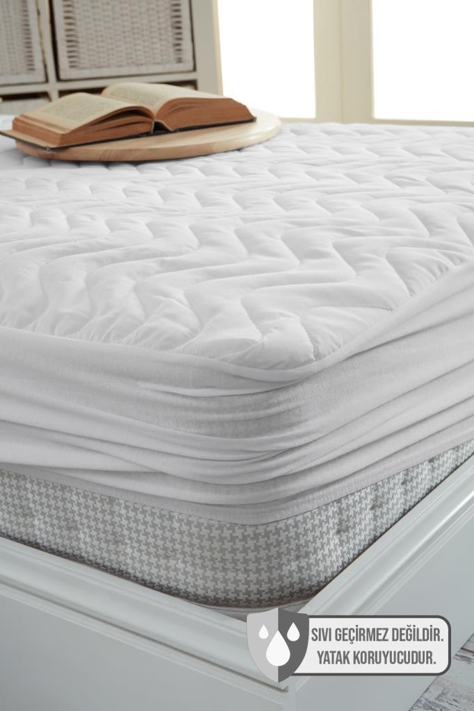 Decovilla Kapitone Fitted Telalı Pamuk Lastikli 70 x 140 cm Tek Kişilik Alez