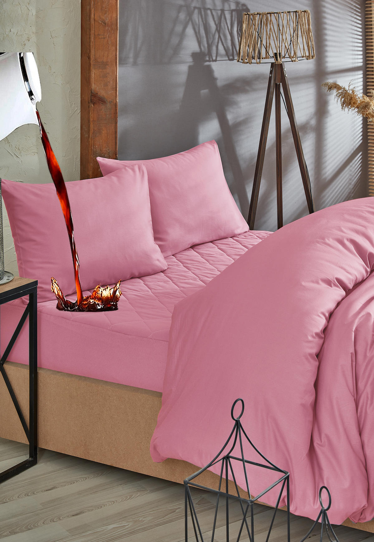 Formeya Kapitone Set 8 Sıvı Geçirmez Pamuk Lastikli 100 x 200 cm Alez