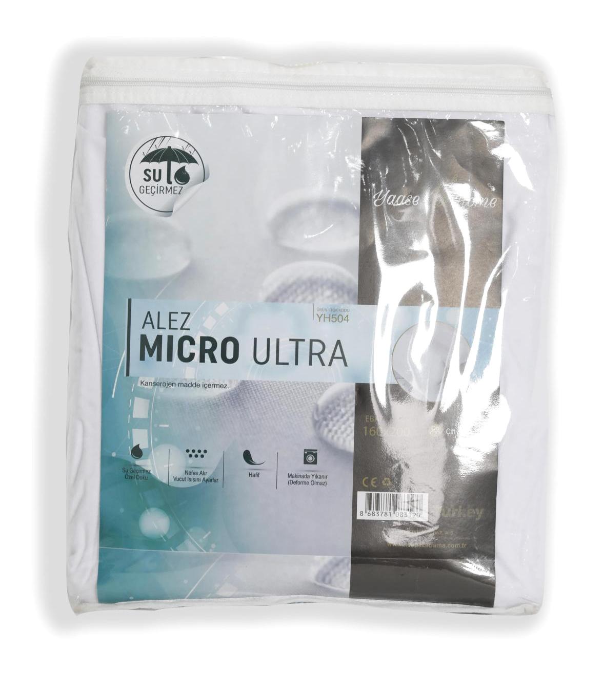 Yaase Microfiber Lastikli 160 x 200 cm Alez