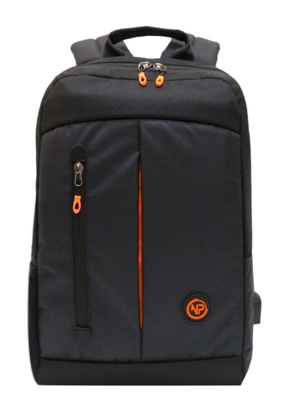 Npo Citylife CL01S 16 inç Polyester Su Geçirmez Laptop Sırt Çantası Siyah