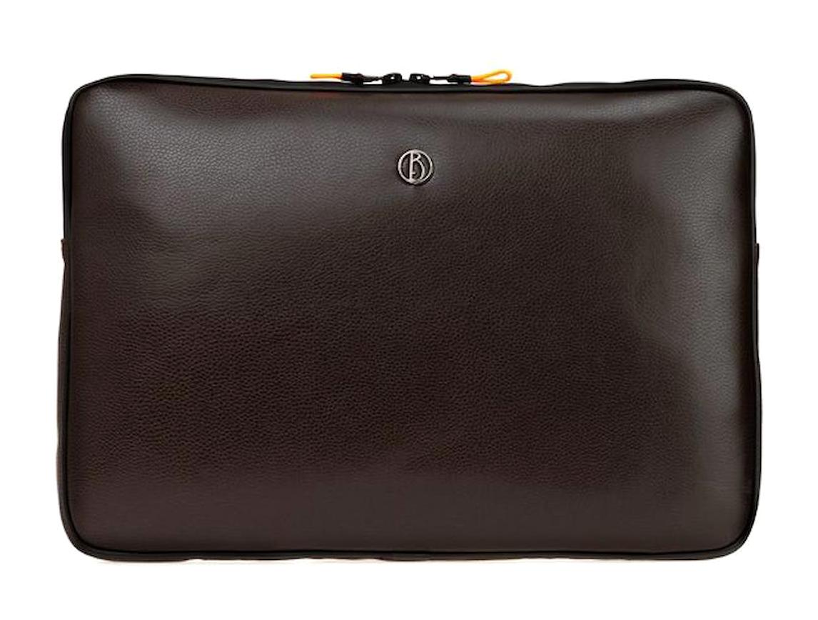 Bilik Deri 15.6 inç Deri Laptop El Çantası Kahverengi