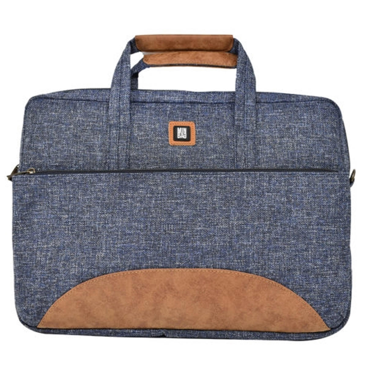 Minbag 14.9 inç Polyester Laptop El Çantası Lacivert