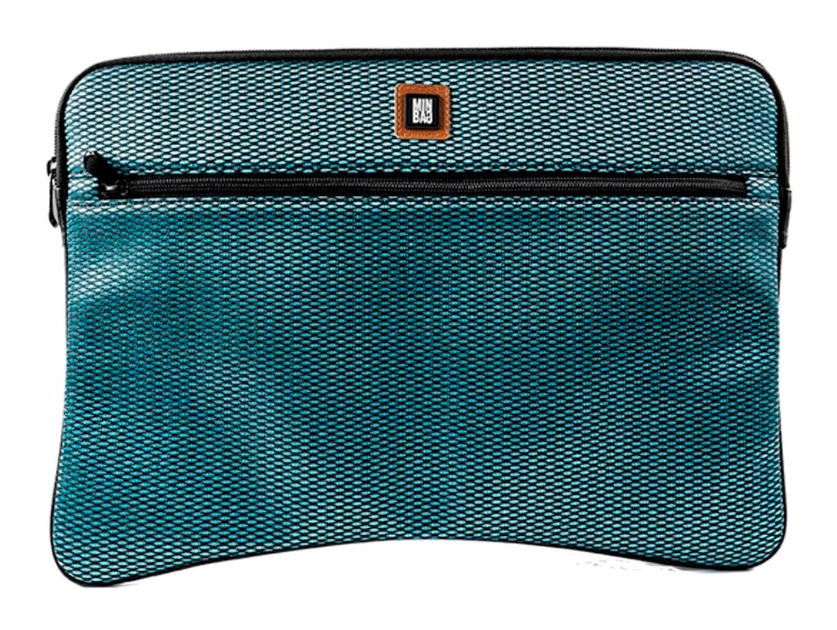 Minbag 15 inç Tekstil Laptop El Çantası Mavi-Siyah