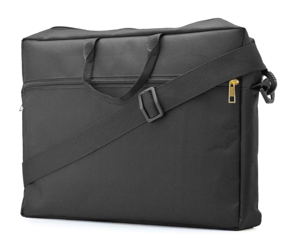 Polaxtor 15.6 inç Kumaş Laptop El Çantası Siyah