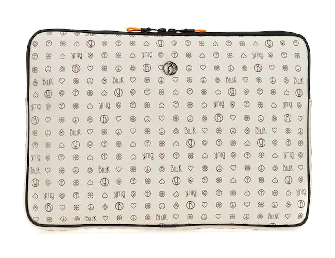 Bilik Deri 15.6 inç Deri Su Geçirmez Laptop El Çantası Bej-Kahverengi
