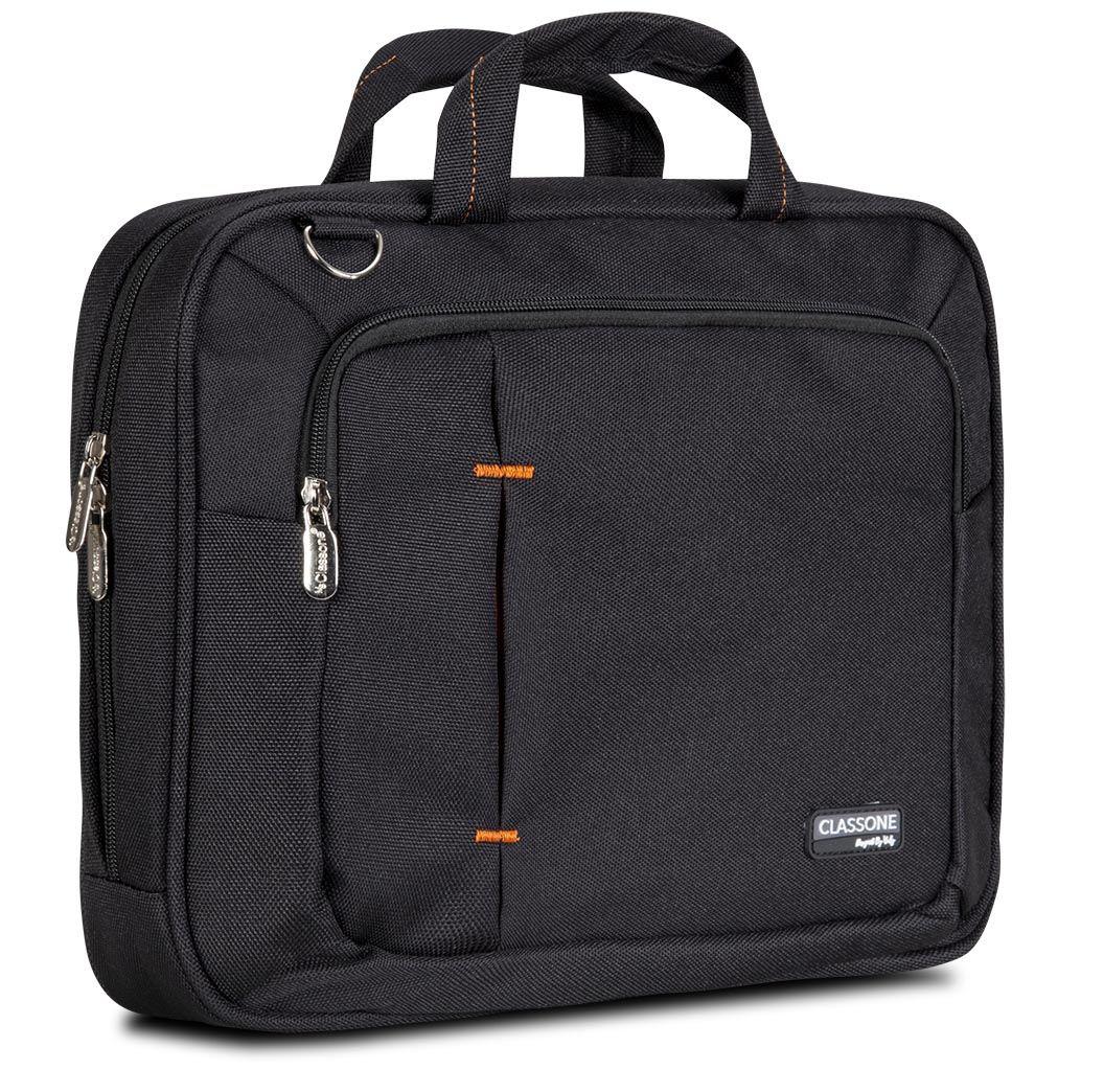 Classone 13-15.6 inç Kumaş Laptop El Çantası Siyah