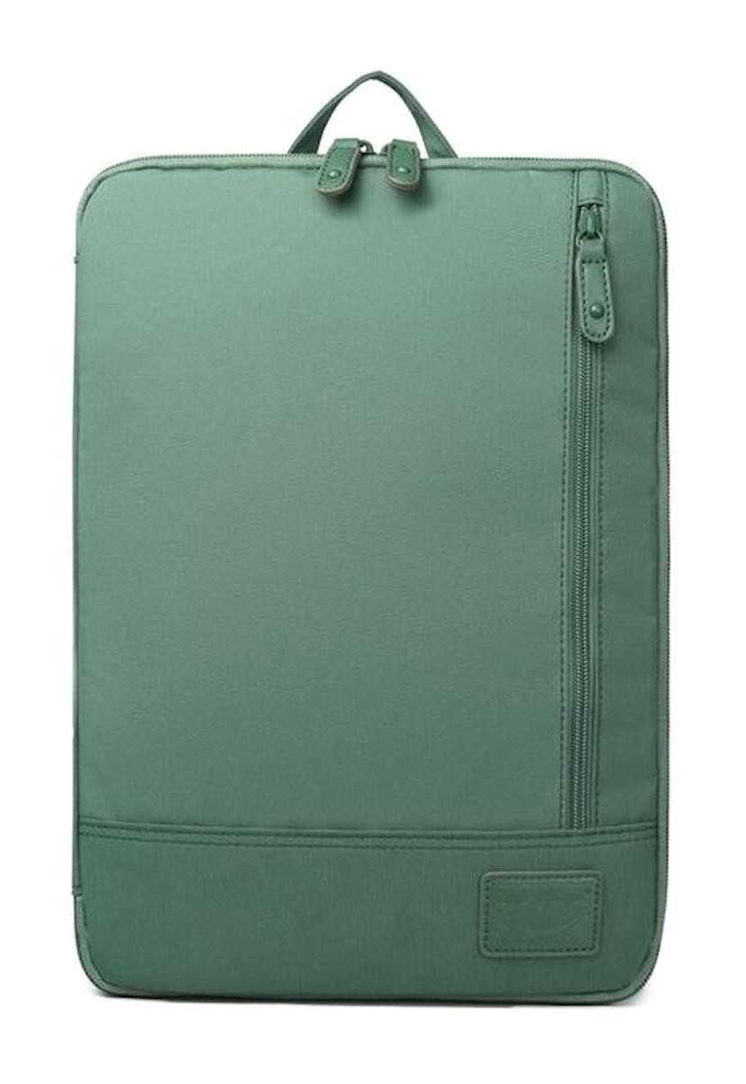 Smart Bags 16 inç Tekstil Su Geçirmez Laptop Postacı Çantası Yeşil
