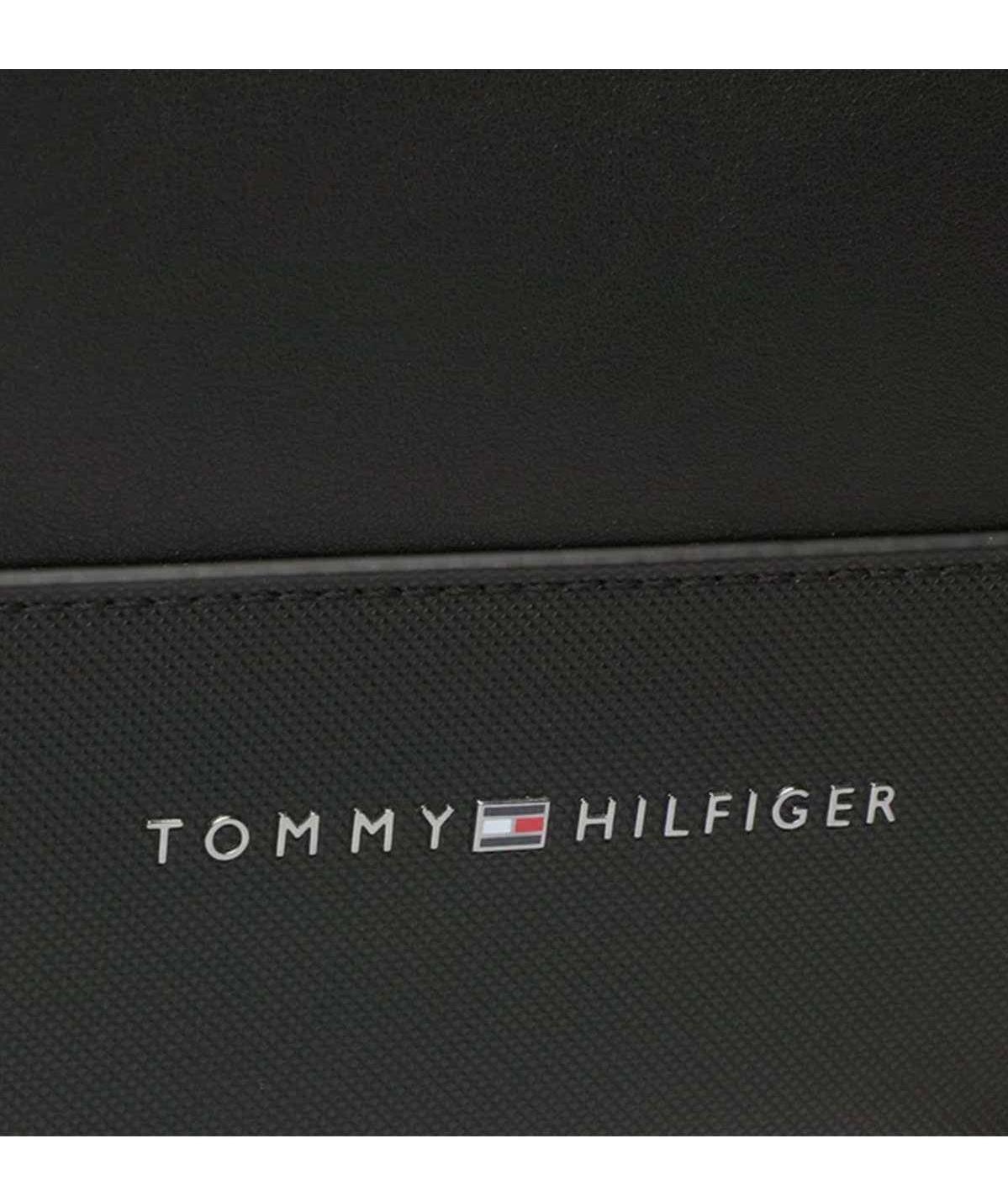 Tommy Hilfiger 15.6 inç Deri Su Geçirmez Laptop El Çantası Siyah