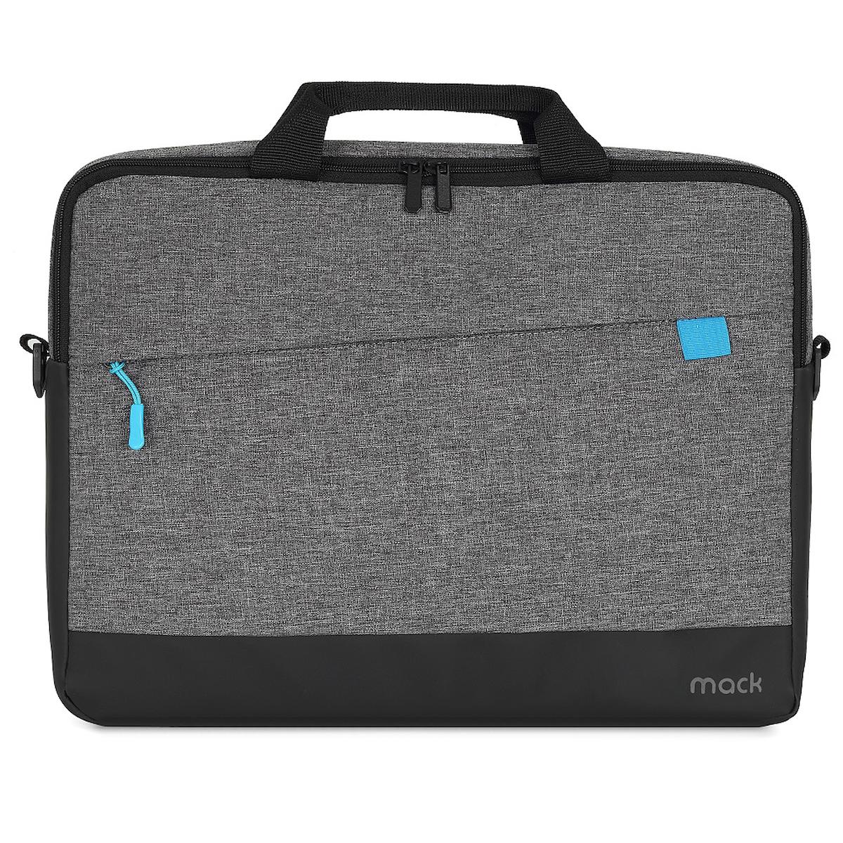 Mack 14.1 inç Polyester Laptop El Çantası Gri