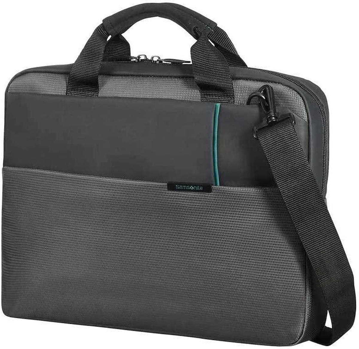 Samsonite 15 inç Tekstil Su Geçirmez Laptop Postacı Çantası Antrasit