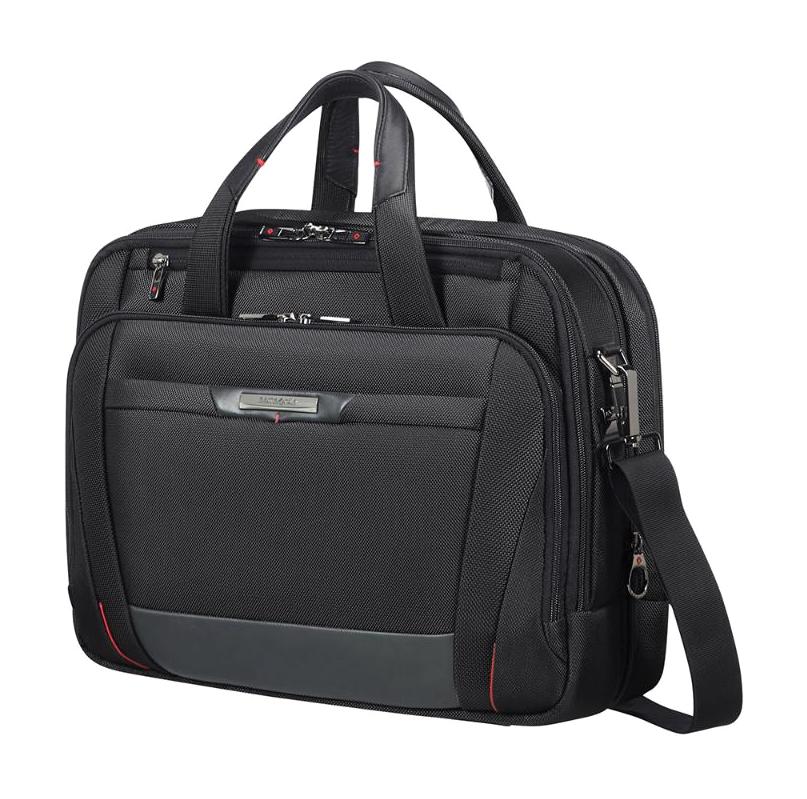 Samsonite Pro 15.6 inç Tekstil Su Geçirmez Laptop Postacı Çantası Siyah