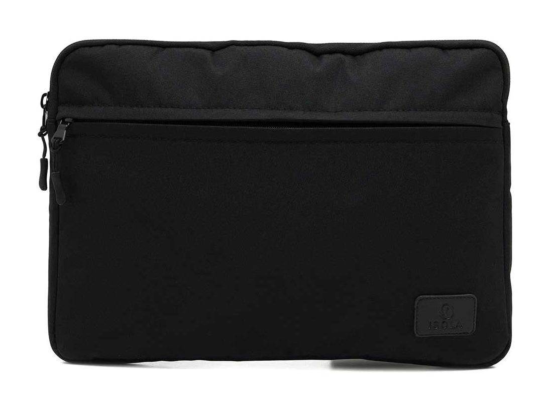 Isola Sam 13 inç Tekstil Su Geçirmez Laptop Postacı Çantası Siyah