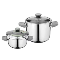 BergHOFF LEO Vita Düdüklü Tencere Seti (4+6L)