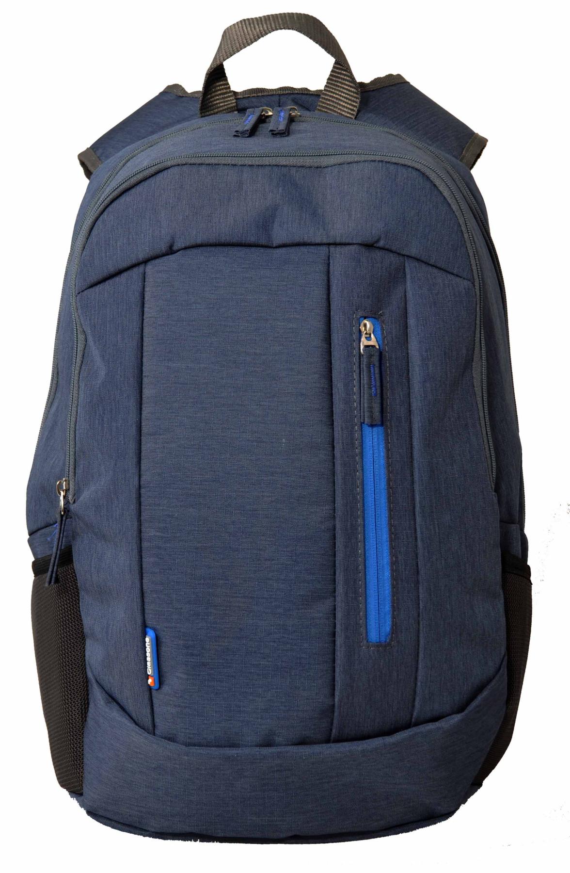 Classone 15.6 inç Kumaş Su Geçirmez Laptop Sırt Çantası Mavi