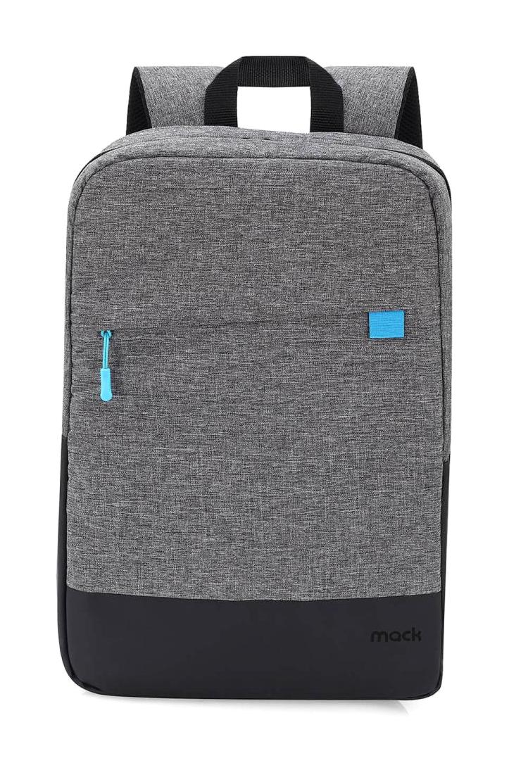 Mack 15.6 inç Polyester Laptop Sırt Çantası Gri