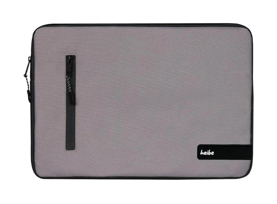 Heibe Kauçuk Su Geçirmez Laptop El Çantası Gri