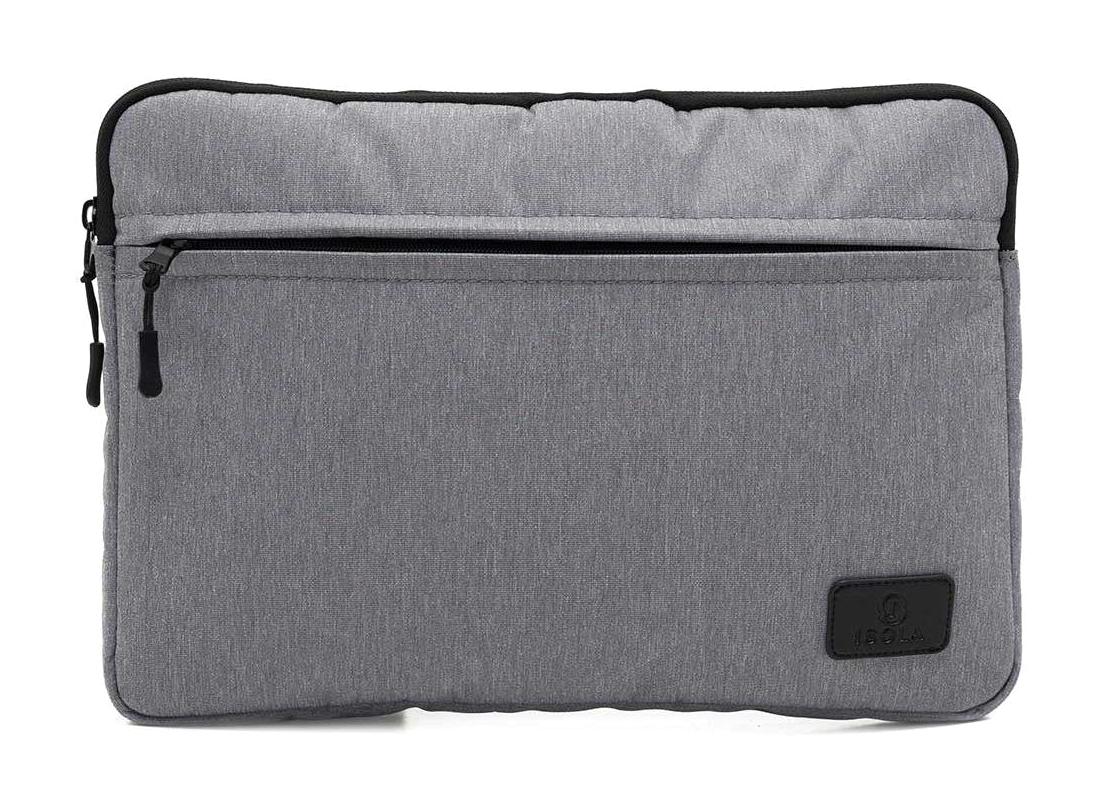 Isola Sam 13 inç Tekstil Su Geçirmez Laptop Postacı Çantası Gri