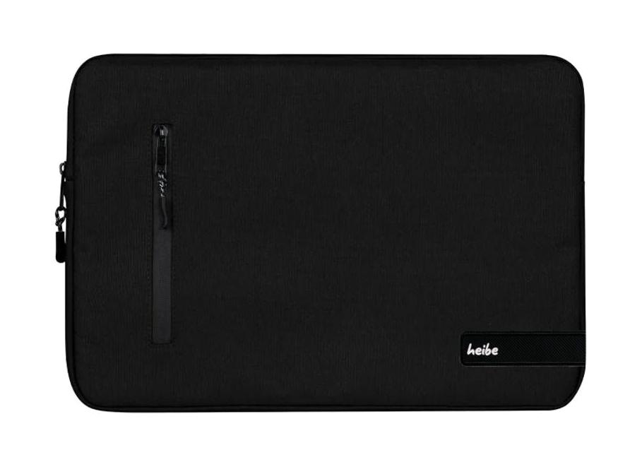 Heibe Kauçuk Su Geçirmez Laptop El Çantası Siyah