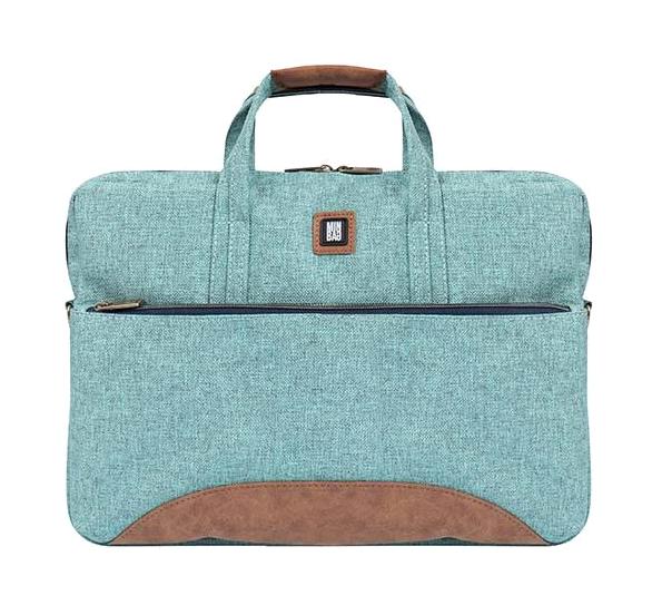 Minbag 15 inç Kanvas Su Geçirmez Laptop El Çantası Yeşil