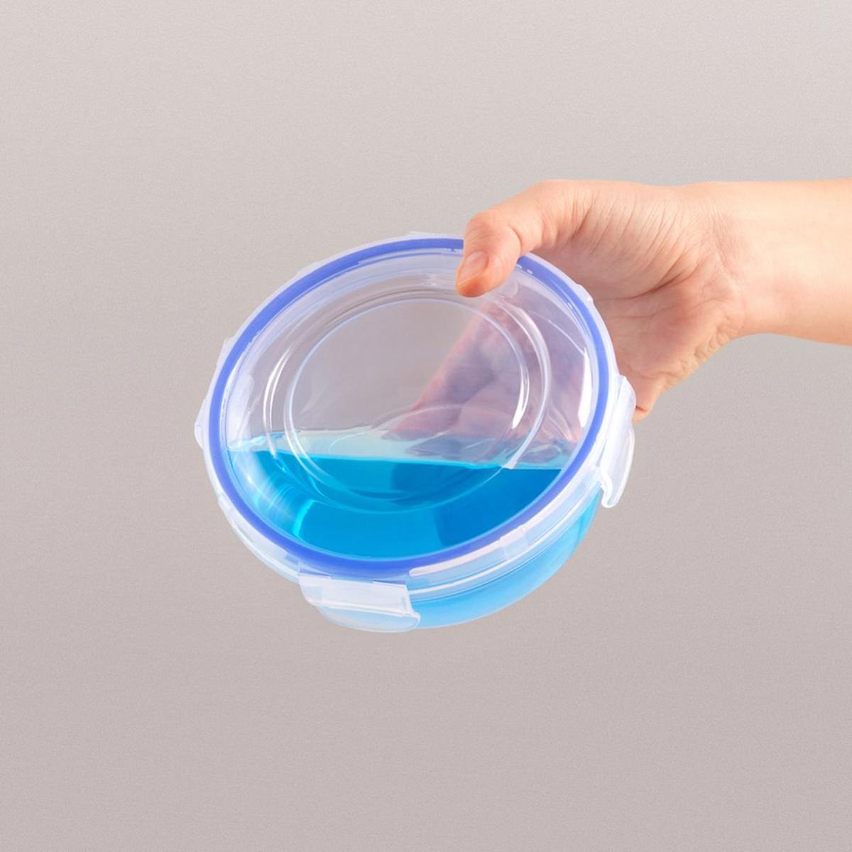 Kumsal Mutfak 2 Parça Yuvarlak Plastik Saklama Kabı 1.2 lt