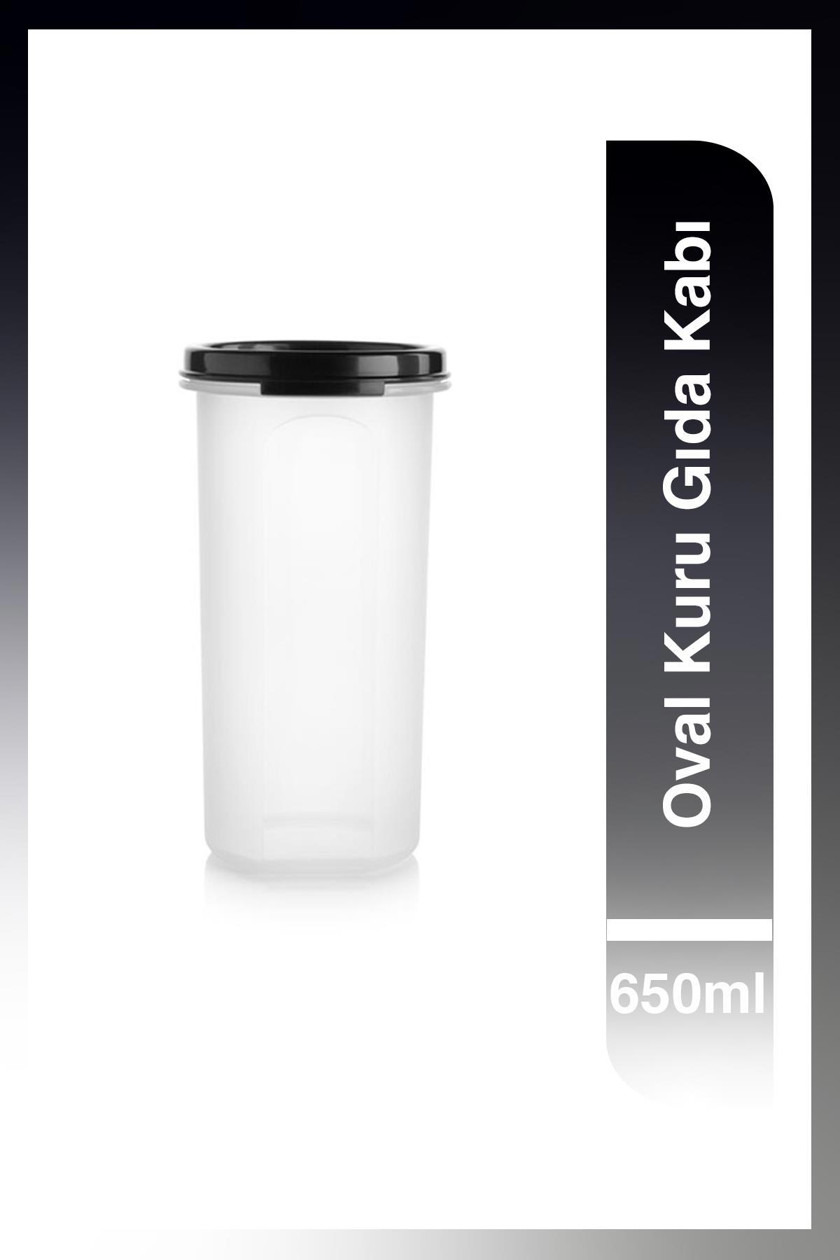 Tupperware 2 Parça Oval Plastik Saklama Kabı 650 ml
