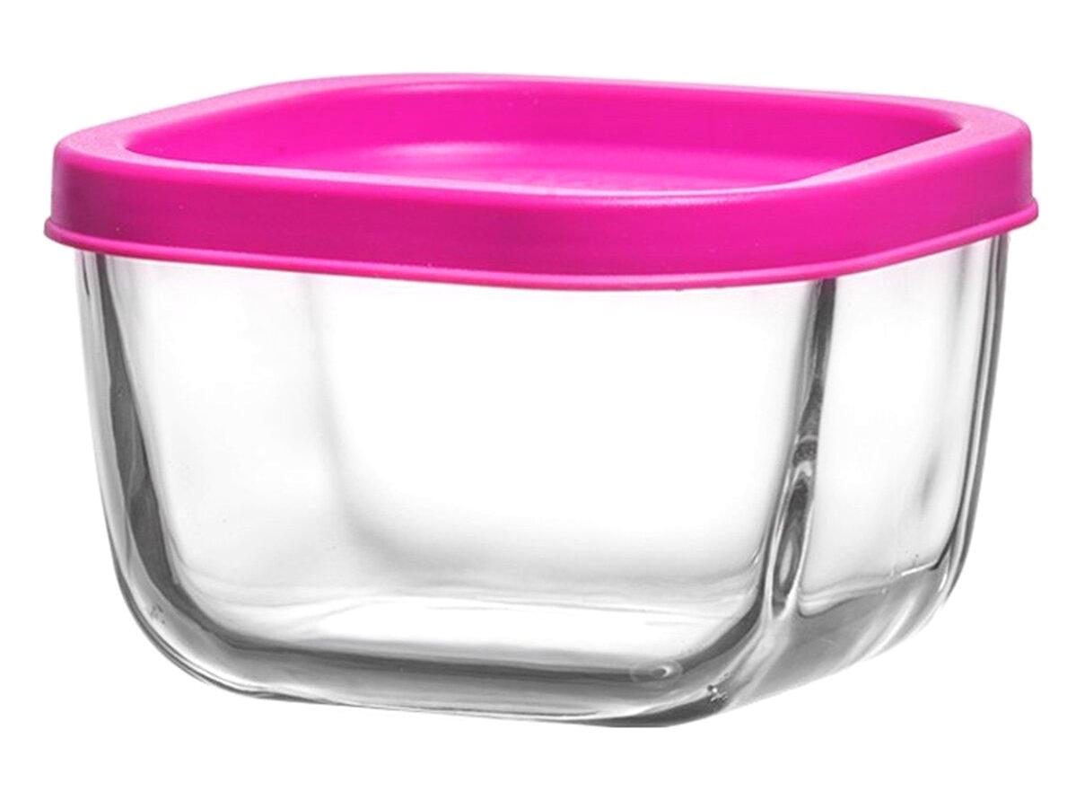 Tiesa Home 8 Parça Kare Cam Saklama Kabı 250 ml