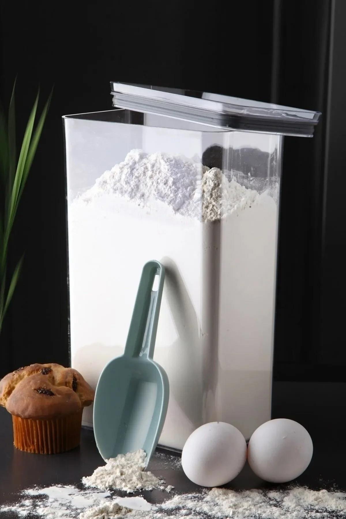 Open Home Concept 2 Parça Dikdörtgen Plastik Saklama Kabı 3 lt