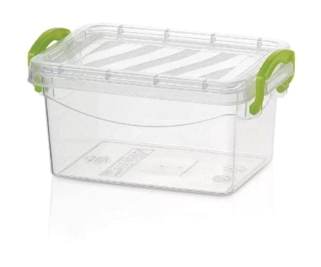 Üçsan Plastik 1 Parça Dikdörtgen plastik Saklama Kabı 600 ml