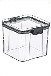 Acar 1 Parça Kare Plastik Saklama Kabı 700 ml