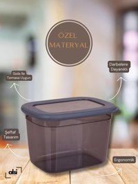 Alsi Home 12 Parça Dikdörtgen Plastik Saklama Kabı 1.3 lt