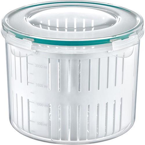 Plastart 3 Parça Silindir Plastik Saklama Kabı 2.5 lt